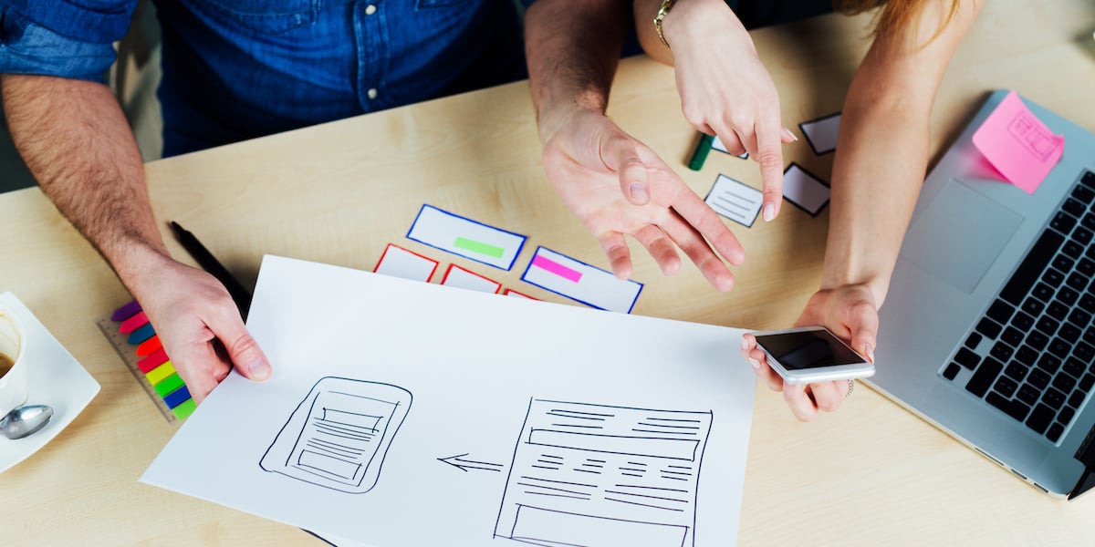 Comparing a new wireframe to a UX pattern